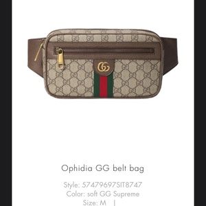 Ophidia GG belt bag
